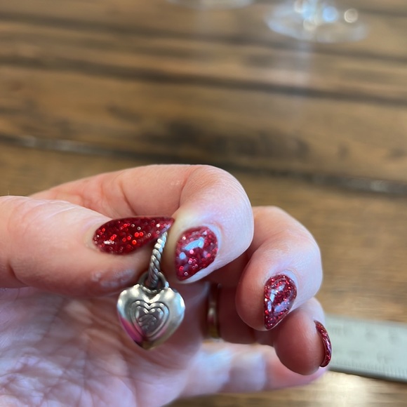 Brighton Crystal Heart Charm - Picture 2 of 4